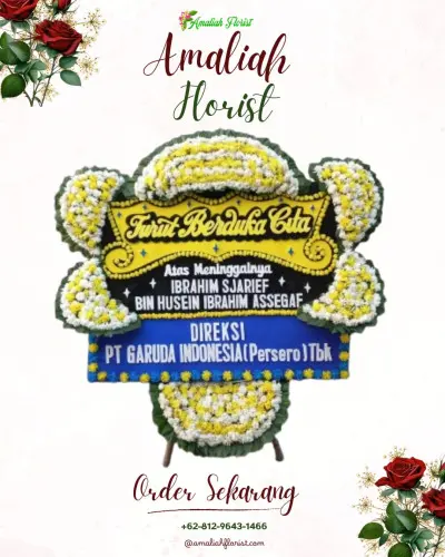 Papan Bunga Duka di Giripurno